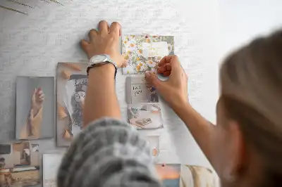 Korková nástenka Listy v zlate