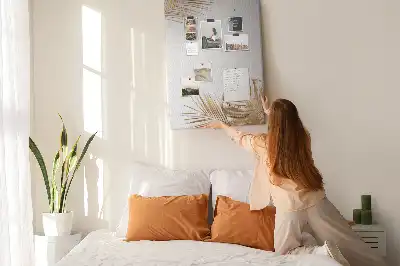 Korková nástenka Listy v zlate