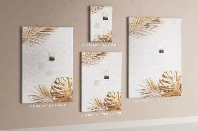 Korková nástenka Listy v zlate