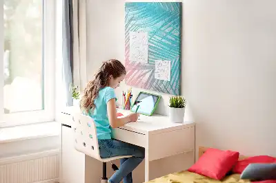 Korková tabuľa s motívom palmových listov