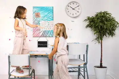 Korková tabuľa s motívom palmových listov