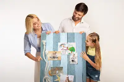 Nástenná dekorácia námornícke doplnky na doskách