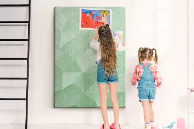 Korková tabuľa so štýlovým motívom