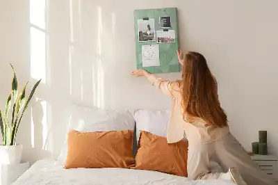 Korková tabuľa so štýlovým motívom