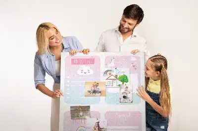 Korková tabuľa Plánovač jednorožcov