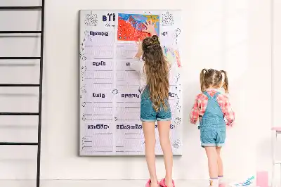 Nástenka na plánovanie narodeninových osláv