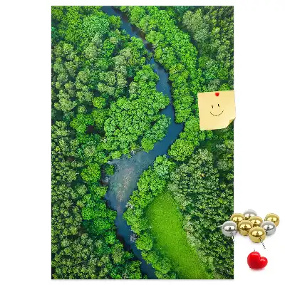 Korková tabuľa Lesný potok