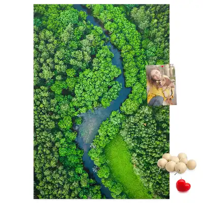 Korková tabuľa Lesný potok