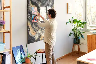 Nástenná dekorácia Umelecké abstraktné škvrny