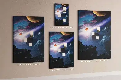 Korková tabuľa s motívom vesmírnej galaxie