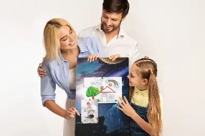 Korková tabuľa s motívom vesmírnej galaxie