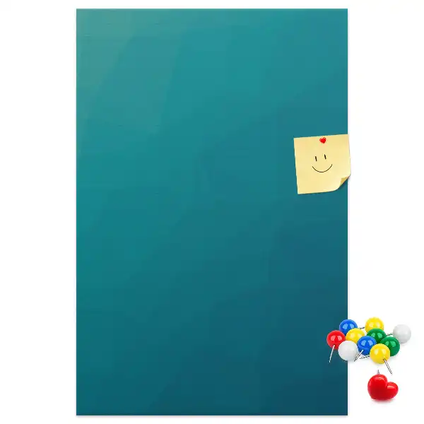Korková tabuľa s motívom geometrickej abstrakcie