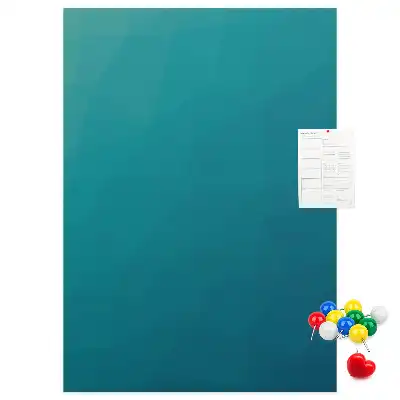 Korková tabuľa s motívom geometrickej abstrakcie