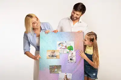 Korková nástenka Pastelové pierka