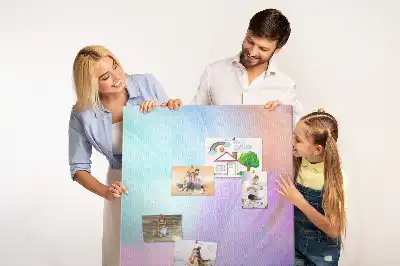 Korková nástenka Pastelové pierka