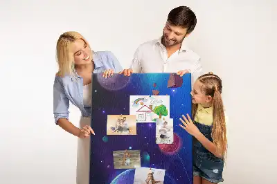Nástenka s motívom vesmírneho umenia