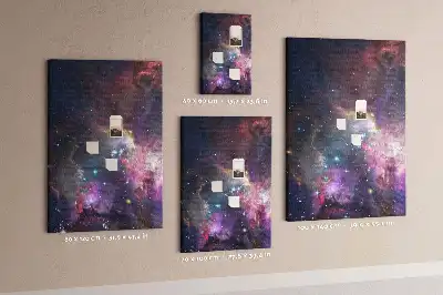 Korková tabuľa Hviezdna galaxia