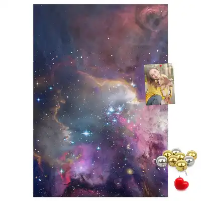 Korková tabuľa Hviezdna galaxia