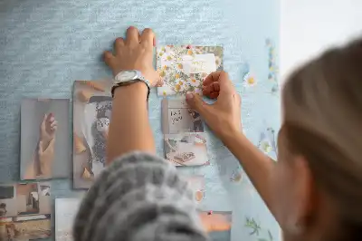 Korková nástenka Kvety na brehoch