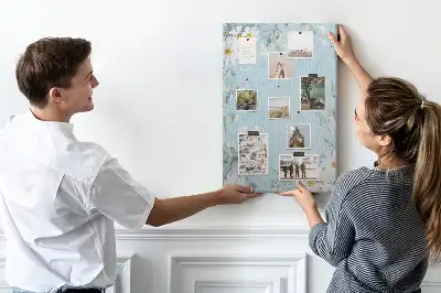 Korková nástenka Kvety na brehoch