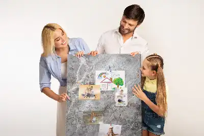 Korková nástenka s motívom tmavého mramoru