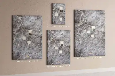 Korková nástenka s motívom tmavého mramoru