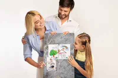 Korková nástenka s motívom tmavého mramoru