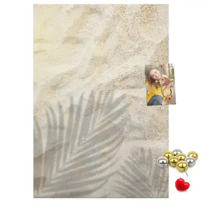 Nástenka Letný plážový piesok