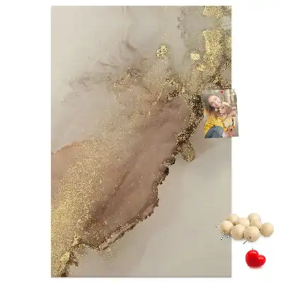 Korková tabuľa s motívom lesklého mramoru