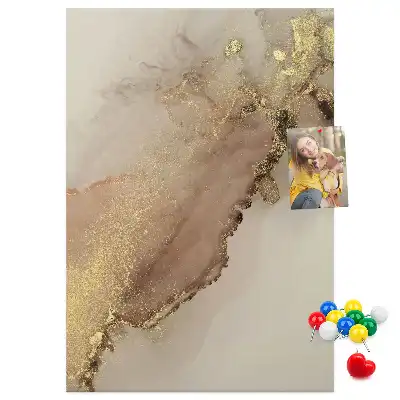 Korková tabuľa s motívom lesklého mramoru