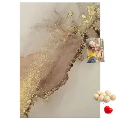 Korková tabuľa s motívom lesklého mramoru