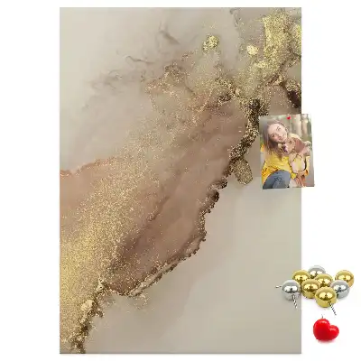 Korková tabuľa s motívom lesklého mramoru