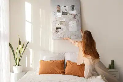 Korková tabuľa s motívom pivoniek