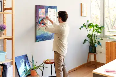 Korková tabuľa Abstrakcia atramentu