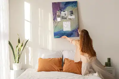 Korková tabuľa Abstrakcia atramentu