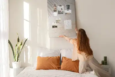 Korková nástenka s motívom tieňa palmového listu