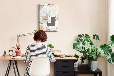 Korková tabuľa Mesačný rozvrh