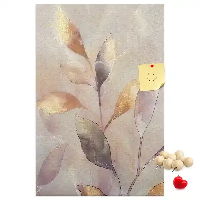 Korková tabuľa Akvarel rastlín