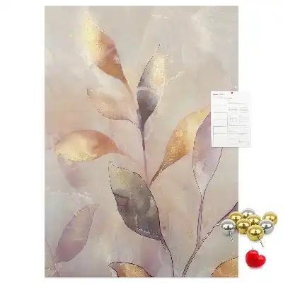 Korková tabuľa Akvarel rastlín