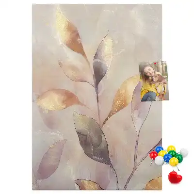 Korková tabuľa Akvarel rastlín