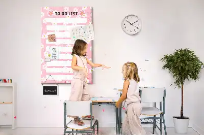 Korková tabuľa na poznámky Zoznam úloh