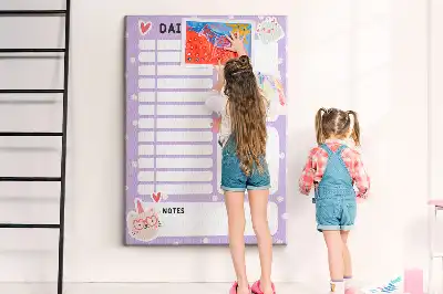 Nástenka Organizácia dňa