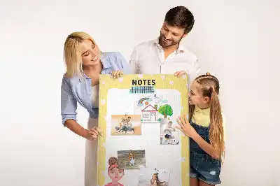 Nástenka s panelom na poznámky