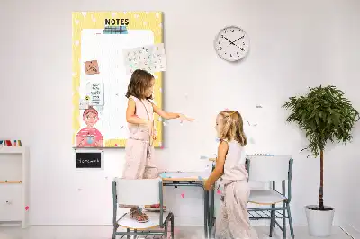 Nástenka s panelom na poznámky