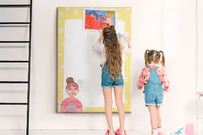 Nástenka s panelom na poznámky