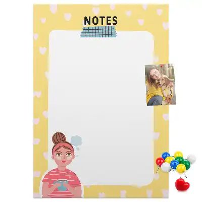 Nástenka s panelom na poznámky