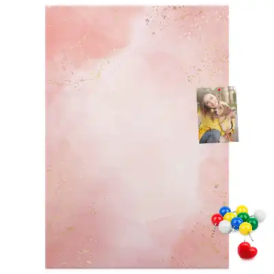 Nástenka Ružový mramor