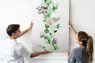 Korková nástenka Konár s listami