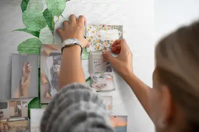 Korková nástenka Konár s listami
