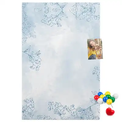 Kvetinová skica nástenka